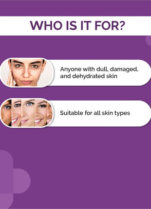 a woman's face with three different types of skin types