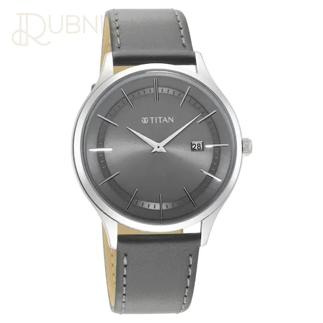 Titan Watches Titan Men Neo Quartz Leather Strap Watch