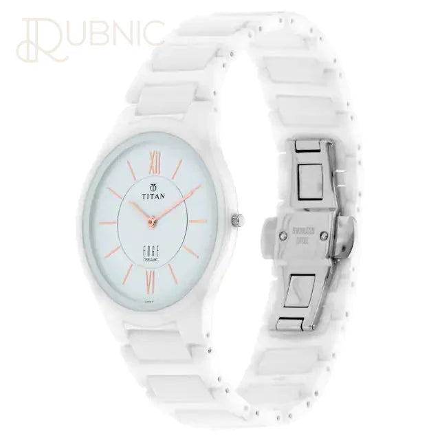 TITAN Edge Ceramic in Arctic White - WATCH