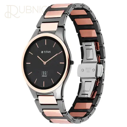 TITAN Edge Ceramic Slimmest Ceramic Analog Watch - WATCH