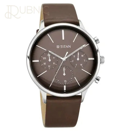 TITAN Light Leathers Watch - Light Leathers Watch with Brown