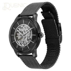 Black Dial Stainless Steel Strap