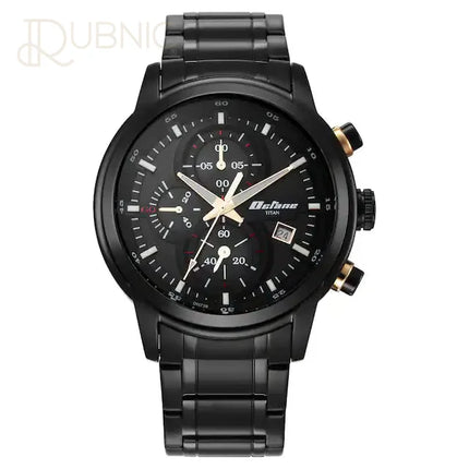 TITAN Octane Analog with Date Watch for Men - BLACK