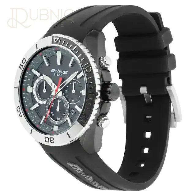 TITAN Octane Hyper Lume Watch with Silicone Strap - WATCH