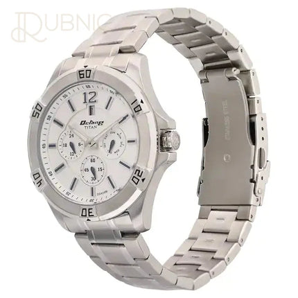 TITAN Octane Silver Dial Stainless Steel Strap Watch - WATCH