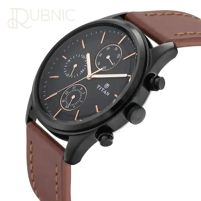 TITAN Workwear Watch Leather Strap RUBNIC