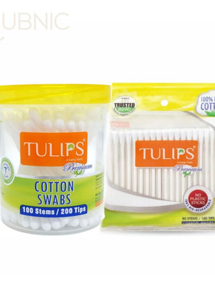 Tulips Premium Paper Stick Cotton Ear Buds 180 Sticks 360