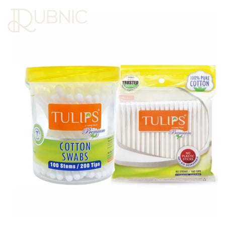 Tulips Premium Paper Stick Cotton Ear Buds 180 Sticks 360