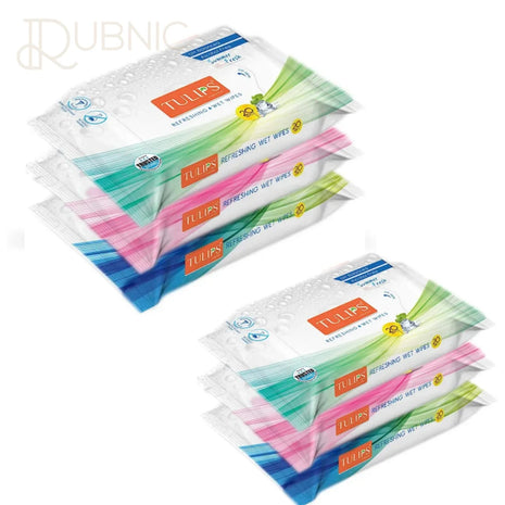 TULIPS Refreshing Wet Wipes - Summer Fresh with Green Tea