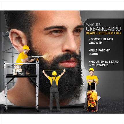 UrbanGabru Beard Booster Growth Oil For Men | Enriched