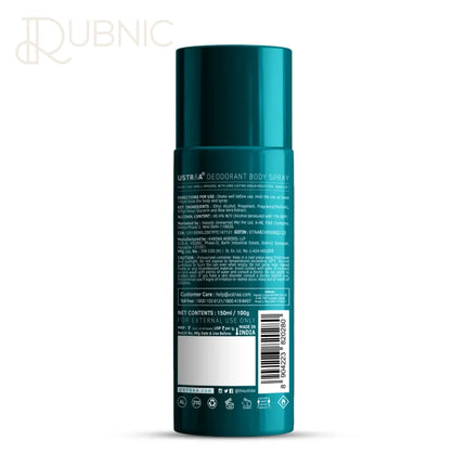 USTRAA AQUA Deodorant Body Spray 150 ml Pack of 3 - BODY