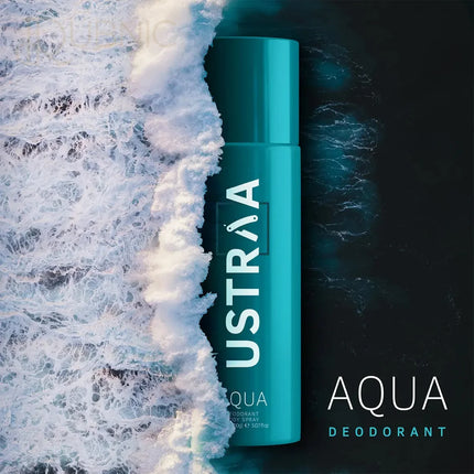 USTRAA AQUA Deodorant Body Spray 150 ml Pack of 3 - BODY