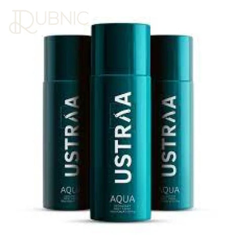 USTRAA AQUA Deodorant Body Spray 150 ml Pack of 3 - BODY