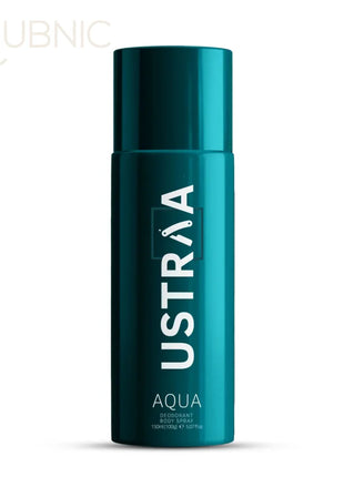 USTRAA AQUA Deodorant Body Spray 150 ml+Blue Deodorant Roll