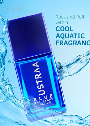 USTRAA AQUA Deodorant Body Spray 150 ml+Blue Deodorant Roll