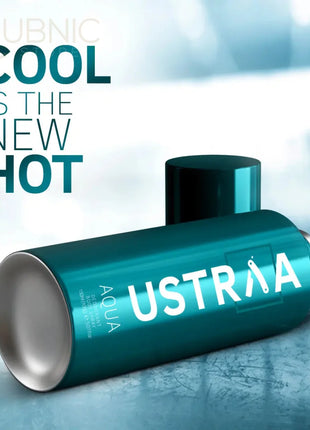 USTRAA AQUA Deodorant Body Spray 150 ml+Blue Deodorant Roll