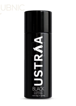 USTRAA BLACK Deodorant Body Spray 150 ml - BODY SPRAY