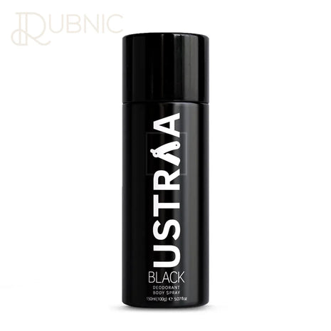 USTRAA BLACK Deodorant Body Spray 150 ml - BODY SPRAY