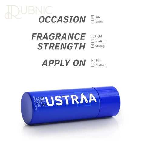 USTRAA BLUE Deodorant Body Spray 150 ml - BODY SPRAY