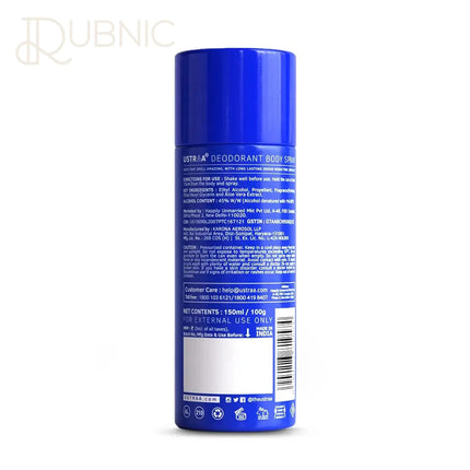 USTRAA BLUE Deodorant Body Spray 150 ml Pack of 3 - BODY