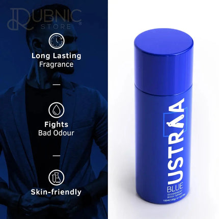 USTRAA BLUE Deodorant Body Spray 150 ml Pack of 3 - BODY