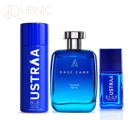 USTRAA Cologne Base Camp 100 ml Perfume for Men+BLUE