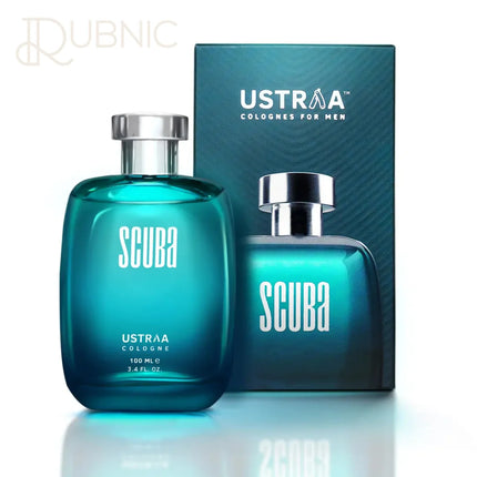 USTRAA Cologne Scuba 100 ml Perfume+Black Deodorant Roll