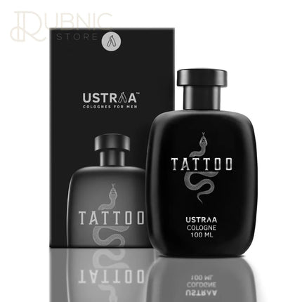 USTRAA Cologne Tattoo 100 ml Perfume for Men+BLACK Deodorant