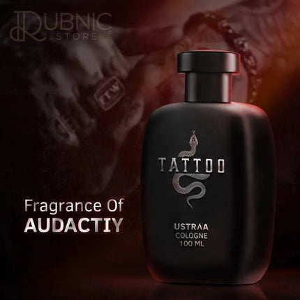 USTRAA Cologne Tattoo 100 ml Perfume for Men+BLACK Deodorant