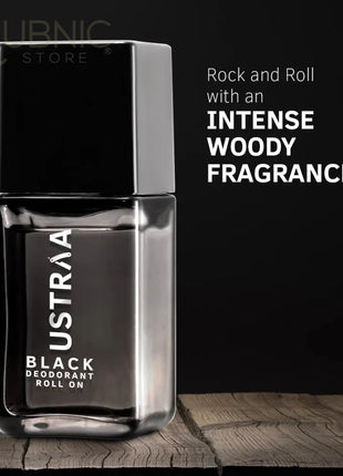 USTRAA Cologne Tattoo 100 ml Perfume for Men+BLACK Deodorant