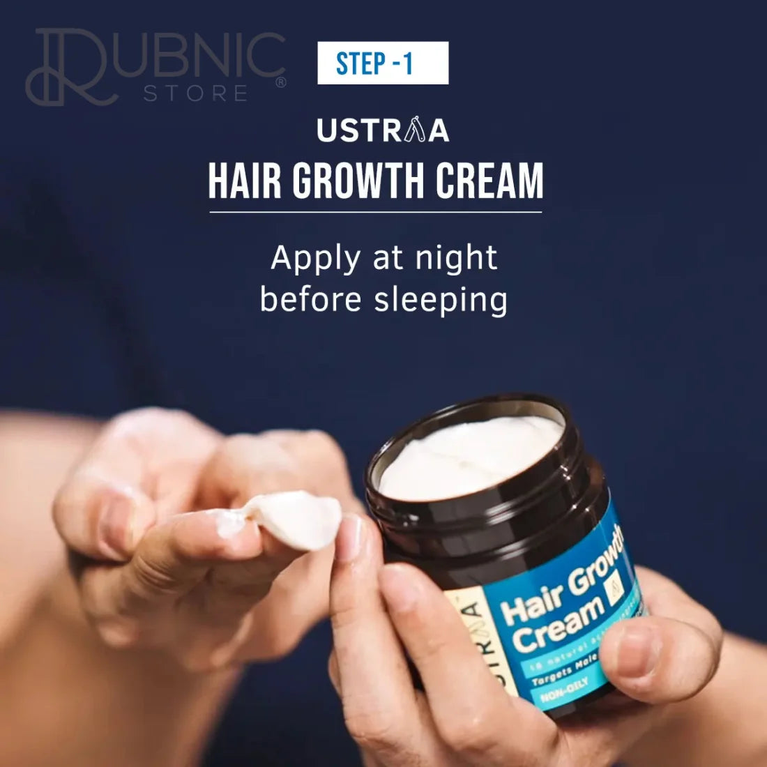 Ustraa Hair Growth Kit (Anti Hairfall Shampoo 250ml, Hair Growth Vitalizer  & Cream)
