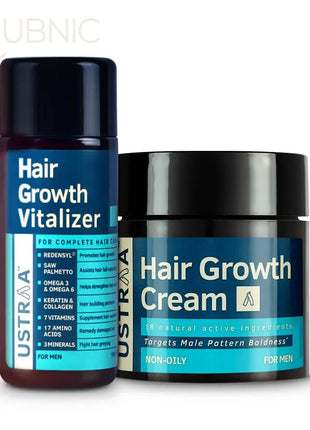 USTRAA Hair Growth Vitalizer & Hair Growth Cream - HAIR