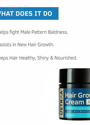 USTRAA Hair Growth Vitalizer & Hair Growth Cream - HAIR