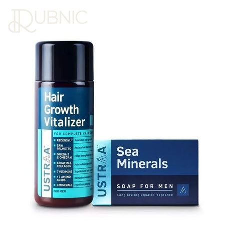 USTRAA Hair Growth Vitalizer & Sea Minerals Soap - HAIR