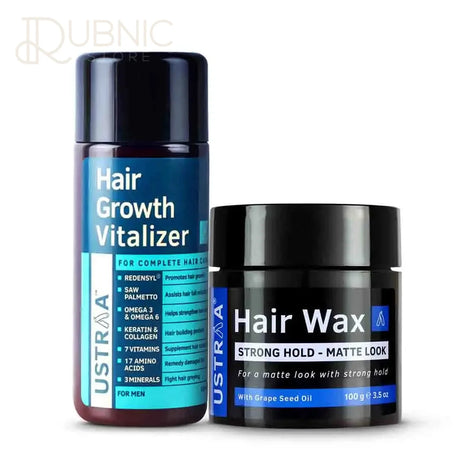 USTRAA Hair Growth Vitalizer & Hair Wax (Matte Look) - hair