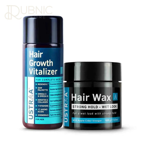 USTRAA Hair Growth Vitalizer & Hair Wax- Wet Look - hair wax