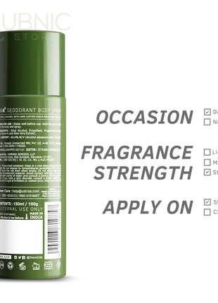 USTRAA Khaki & OG Deodorants Body Spray COMBO - BODY SPRAY