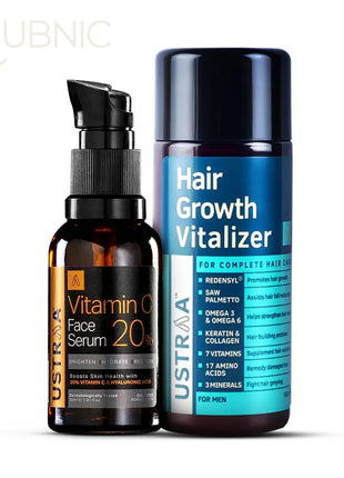 ustraa Vitamin C Face Serum & Hair Growth Vitalizer - FACE