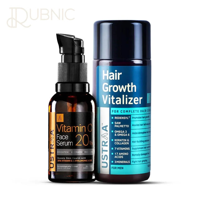 ustraa Vitamin C Face Serum & Hair Growth Vitalizer - FACE