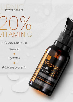 ustraa Vitamin C Face Serum & Hair Growth Vitalizer - FACE