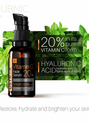 ustraa Vitamin C Face Serum & Hair Growth Vitalizer - FACE