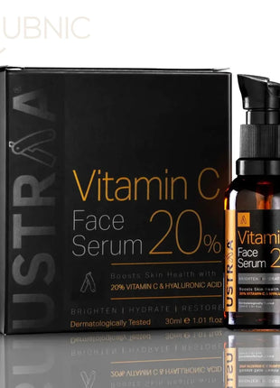 USTRAA Vitamin C Face Serum & Hair Wax Strong Hold - Wet