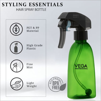 VEGA PROFESSIONAL HAIR SPRAY BOTTLE GREEN -200 ML