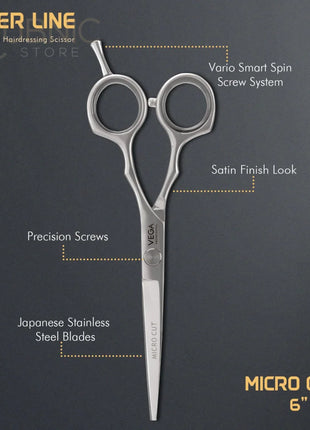 Vega Professional Micro Cut 6 Silver line Hairdressing