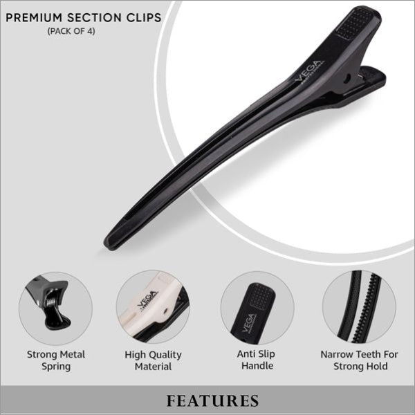 Procare Section Clips Vega Professional Premium Section Clips for sectioning,styling ...