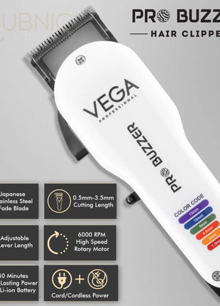 VEGA Professional Pro Buzzer Hair Clipper VPMHC-08 - HAIR