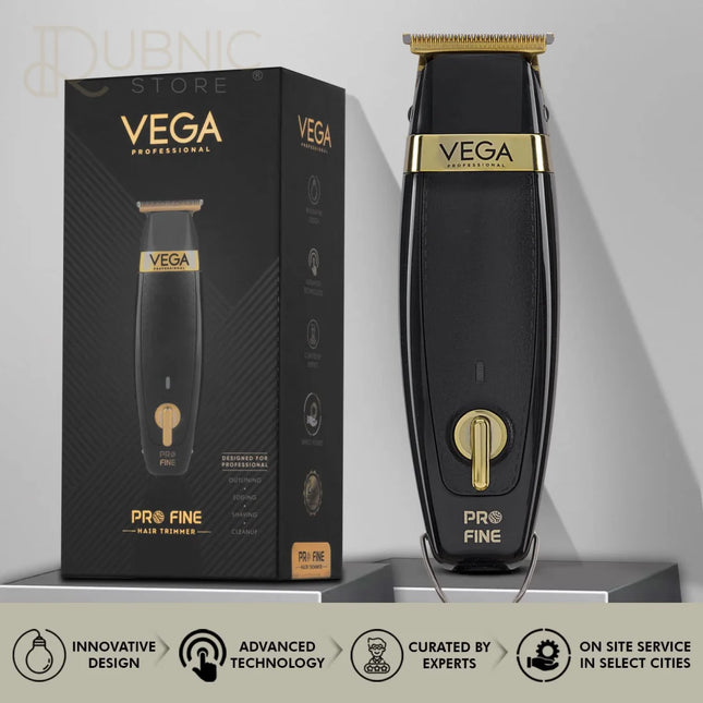 VEGA Professional Pro Fine Hair Trimmer VPMHT-05 Black -