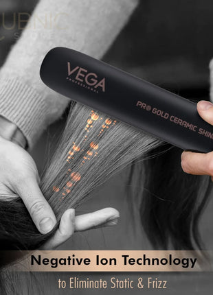 VEGA Professional Pro Gold Ceramic Shine Hair Straightener