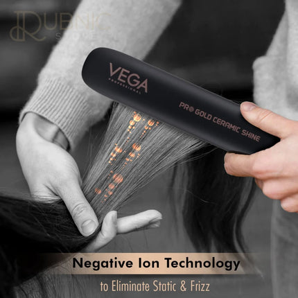 VEGA Professional Pro Gold Ceramic Shine Hair Straightener