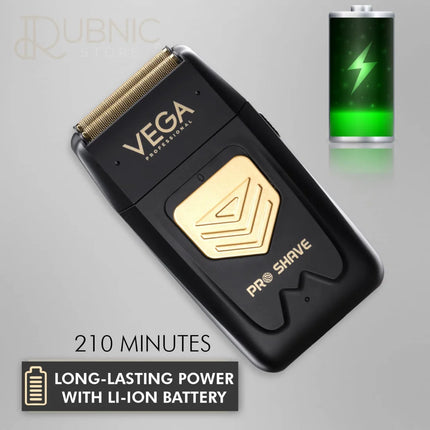 VEGA Professional Pro Shave Hair Shaver with Gold Titanium